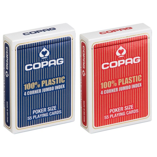 Карти за игра Copag Plastic 4 Jumbo index