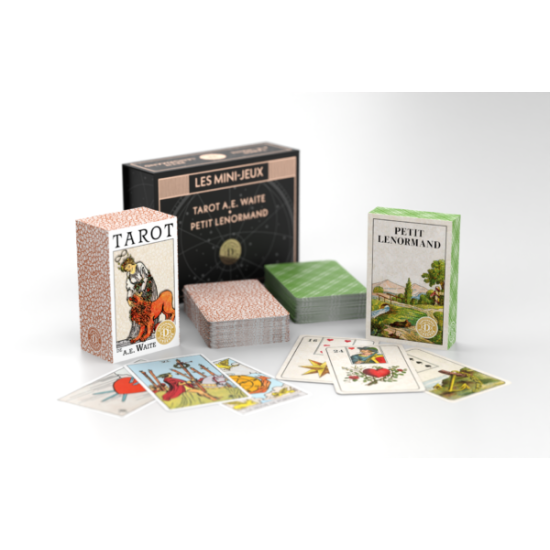 Карти Таро Les Mini-jeux - Tarot A.E. Waite & Petit Lenormand