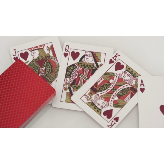 Карти за игра Bee Metalluxe Red