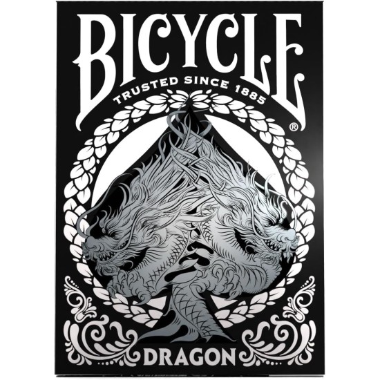 Playing Cards Bicycle Black Dragon