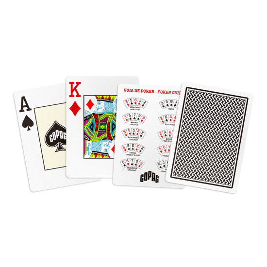Карти за игра Copag Texas hold'em 100% plastic & dealer button