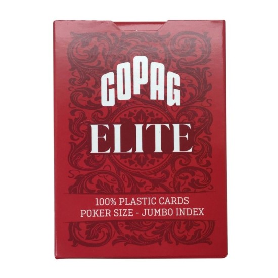 Карти за игра Copag Elite Poker size Jumbo index Red