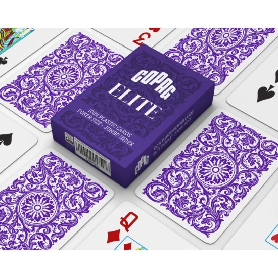 Карти за игра Copag Elite Poker size Jumbo index Purple