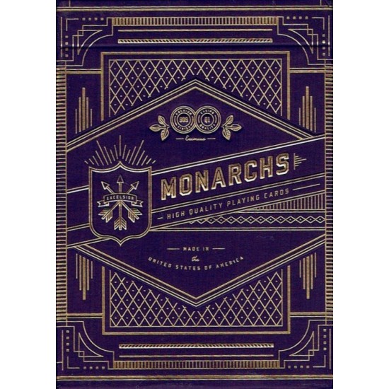 Playing Cards Theory 11 Monarchs Purple