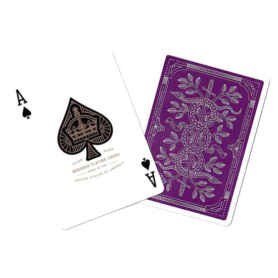 Playing Cards Theory 11 Monarchs Purple