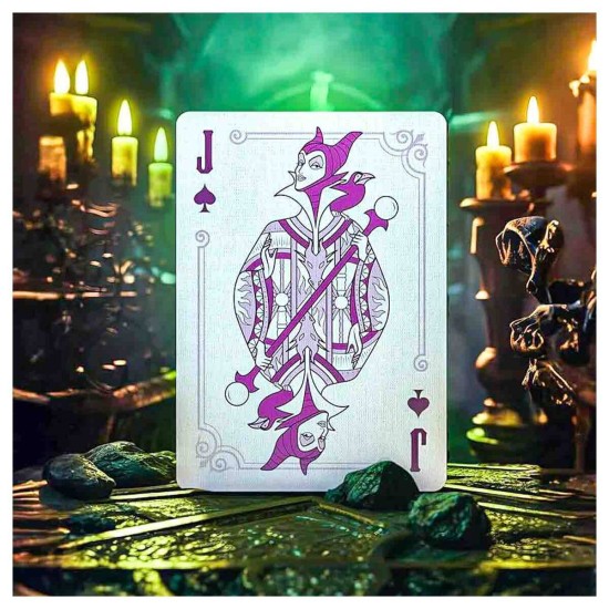 Карти за игра Bicycle Disney Villains Premium Green/Purple